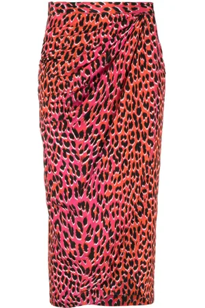 Zadig & Voltaire Jamelia leopard-print silk skirt