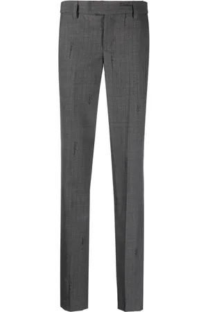 Zadig & Voltaire Prune striped slim trousers