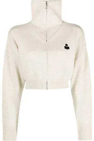 Marant Etoile Oxane logo-embroidered cardigan