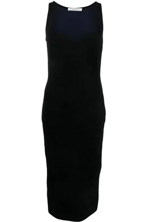 Serafini Sweetheart-neck sleeveless dress