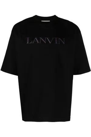 Lanvin Logo-appliqué cotton T-shirt