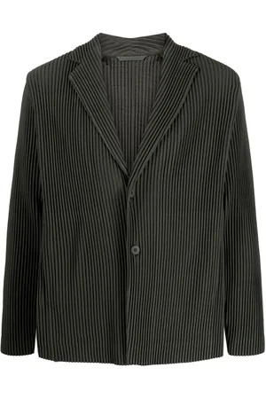 Issey Miyake Single-breasted pleated blazer