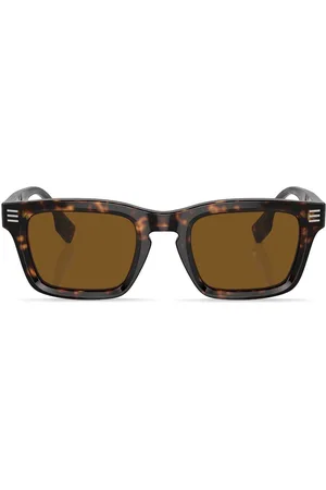 Burberry Logo-print square-frame sunglasses