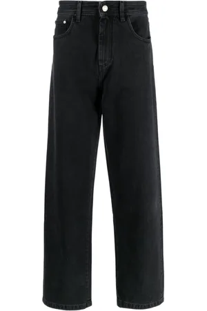GCDS Graffiti-print wide-leg jeans