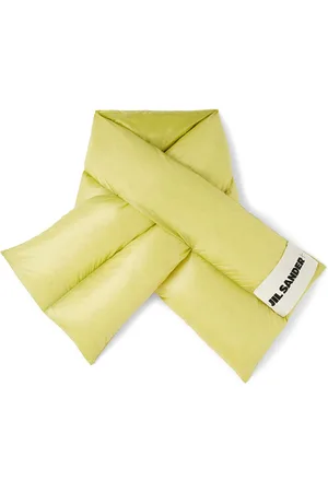 Jil Sander Logo-patch down scarf