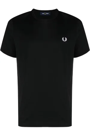 Fred Perry Logo-embroidered cotton T-shirt
