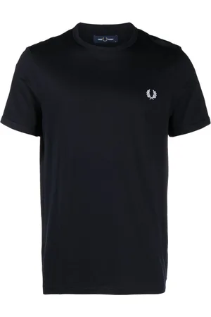 Fred Perry Logo-embroidered cotton T-shirt