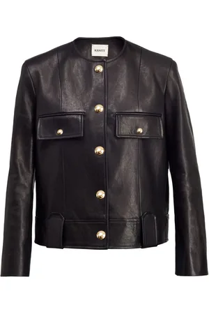 Khaite The Laybin leather jacket