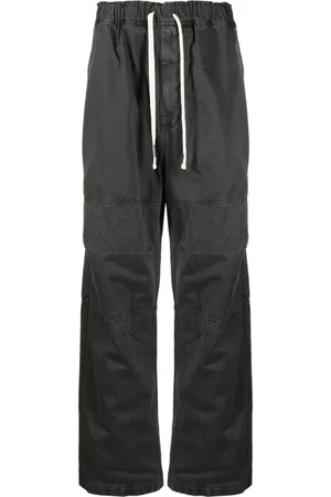 Izzue Elasticated-waist straight-leg jeans