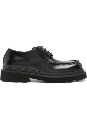 Dolce & Gabbana Square-toe leather derby shoes