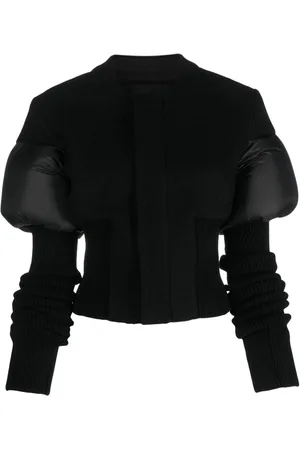 Rick Owens Cropped panelled jacket
