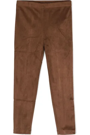 Ralph Lauren Faux-suede slim-cut leggings