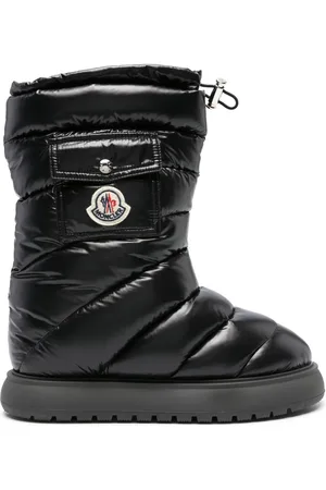 Moncler Gaia logo-patch snow boots