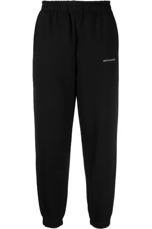 Monochrome Logo-print cotton track pants