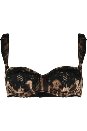 Dolce & Gabbana Leopard-print balconette bra
