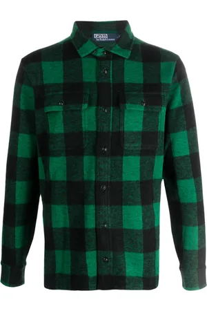 Ralph Lauren Plaid knit flannel shirt