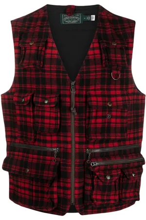Ralph Lauren Check-print zip-up gilet