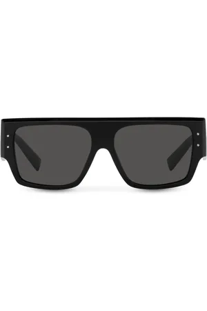 Dolce & Gabbana Tinted-lens rectangle-frame sunglasses