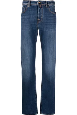 Jacob Cohen Logo-patch slim-cut jeans