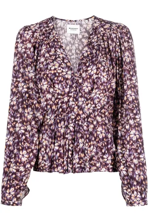 Marant Etoile Eddy floral-print blouse