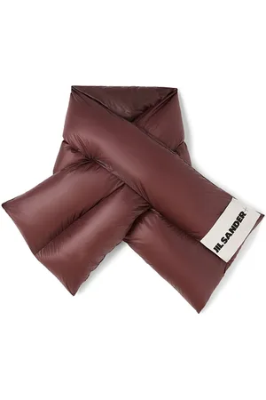 Jil Sander Logo-patch padded scarf