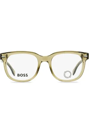 HUGO BOSS Transparent square-shape glasses