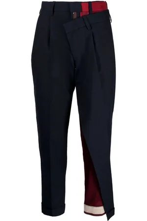 Kolor Asymmetric tapered trousers