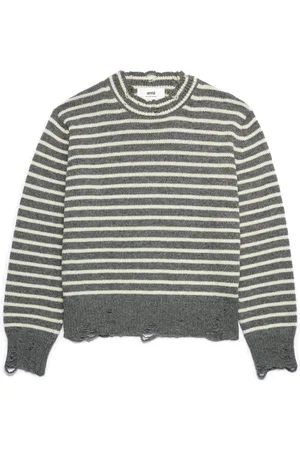 Ami Striped wool jumper