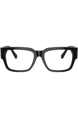 VERSACE Medusa-plaque square-frame glasses