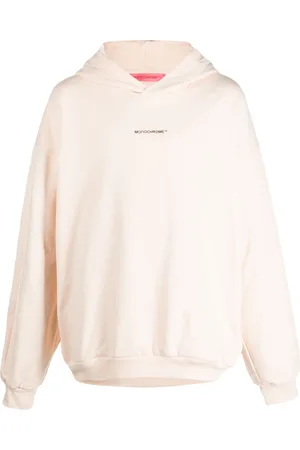 Monochrome Logo-print cotton hoodie