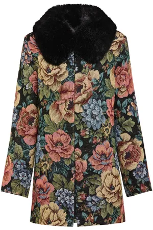 Unreal Fur Monarch floral-pattern jacket