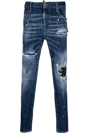 Dsquared2 Distressed low-rise skinny jeans