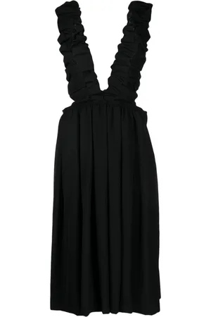 Comme des Garçons Dungarees-style midi dress
