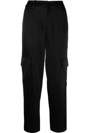 Michael Kors Satin-finish tapered-leg trousers