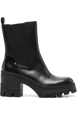 Calvin Klein 90mm chunky leather boots