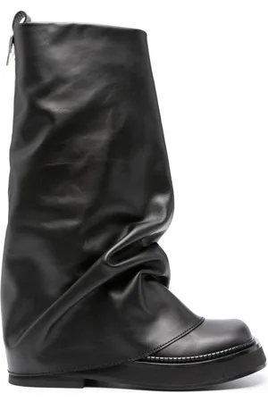 The Attico Robin layered leather boots