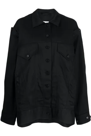 MELITTA BAUMEISTER Detachable-sleeve denim jacket
