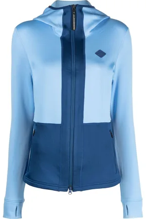 J Lindeberg Logo-patch two-tone hoodie