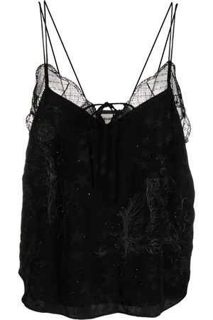 Zadig & Voltaire Capela Jac Stars silk top