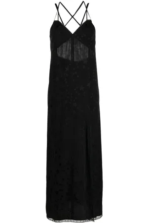 Zadig & Voltaire Rohal star-jacquard silk dress