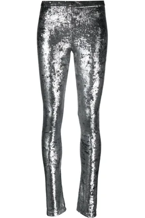 JUNYA WATANABE Metallic-effect high-waist leggings