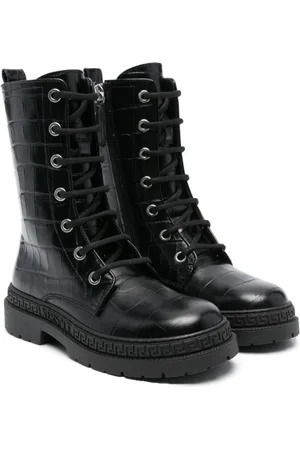 VERSACE La Medusa leather boots