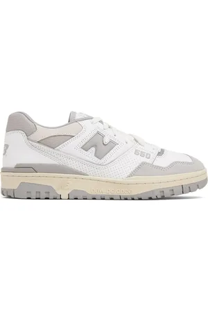New Balance 550 logo-embossed leather sneakers