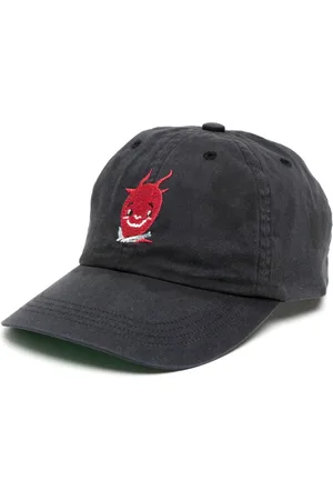 SAINT MXXXXXX Embroidery-motif cotton cap