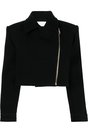 GENNY Cropped zipped jacket