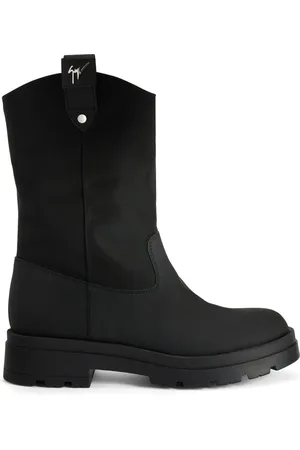 Giuseppe Zanotti Aldrien logo-plaque boots