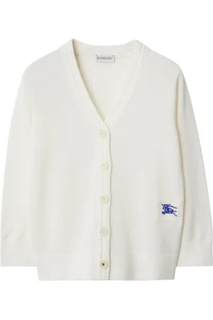 Burberry EKD-patch wool cardigan