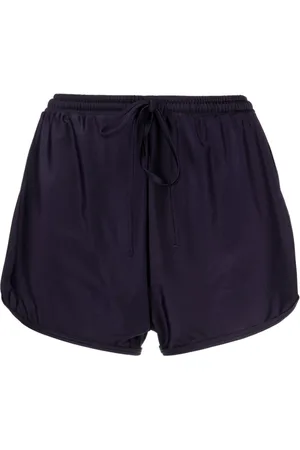 Duskii Elasticated-drawstring swim shorts