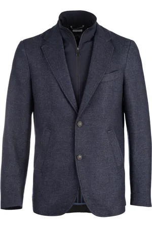 Norwegian Wool Layered-design unstructured blazer