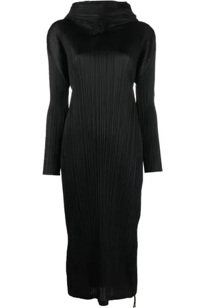 PLEATS PLEASE ISSEY MIYAKE High-neck pleated dress